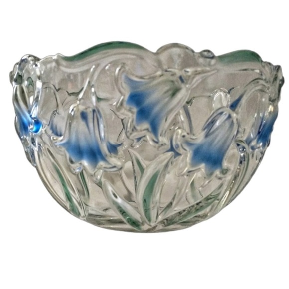 Mikasa Crystal Bluebells Glass Bowl - Picture 2 of 15
